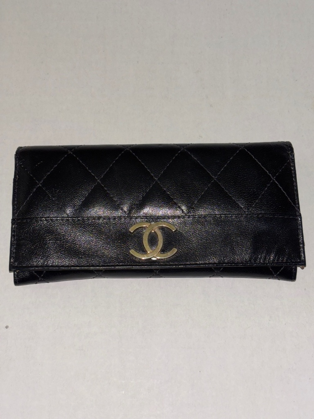 Leather Wallet with Checkbook